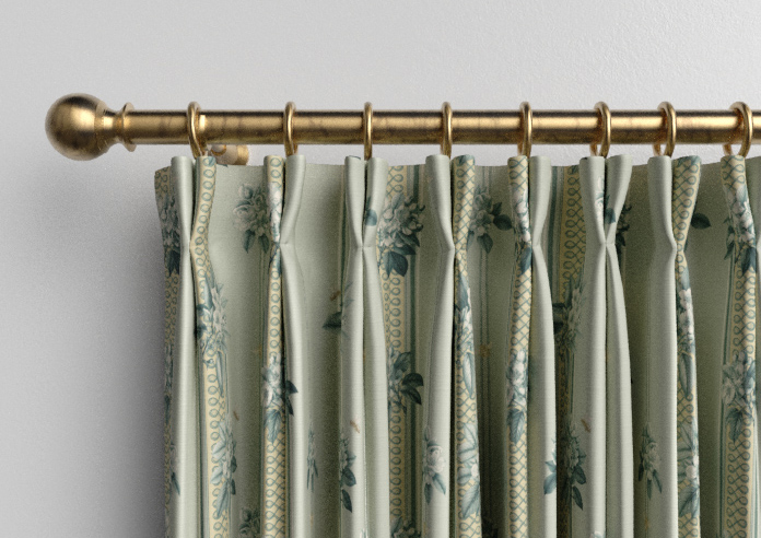 Upton, Apple Bee Bud Green - Made to Measure Curtains - Image 10